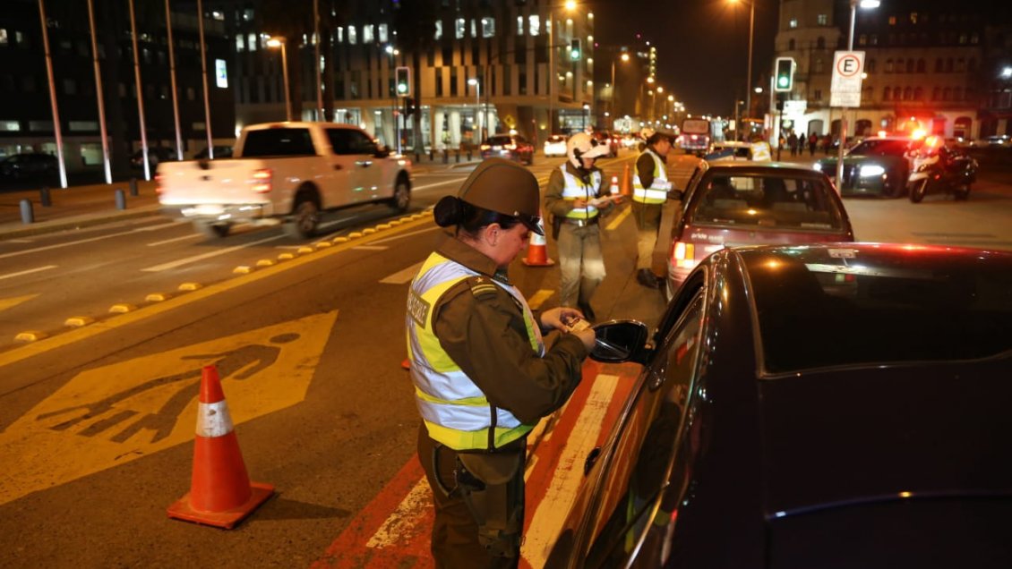 Carabineros detuvo a 10 personas en operativo policial nocturno en Concepción