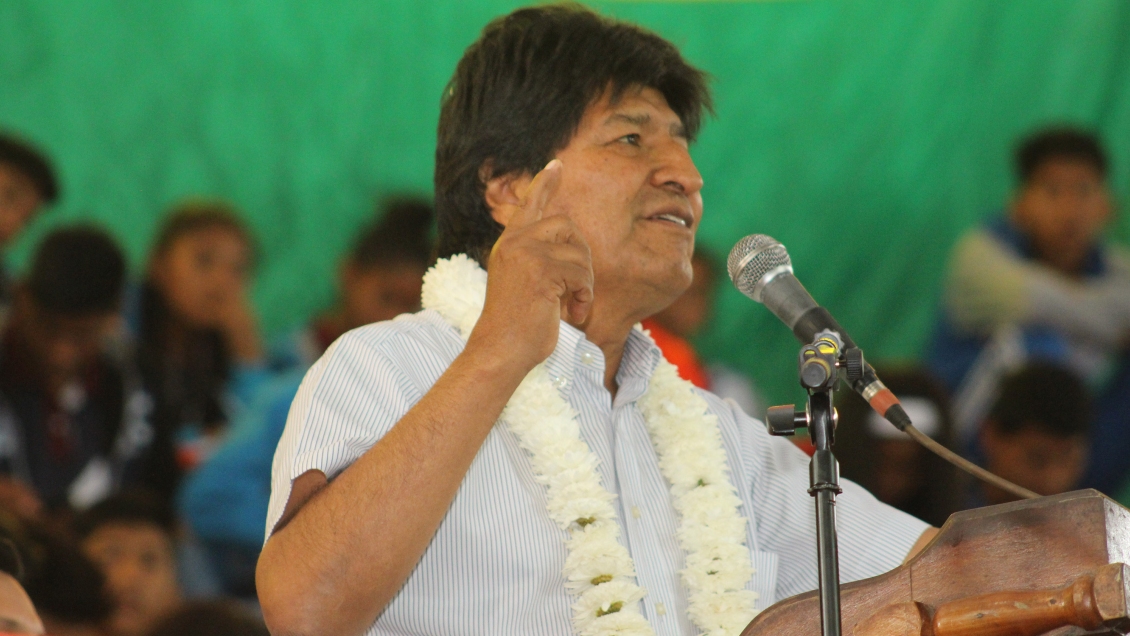Evo Morales reitera: 