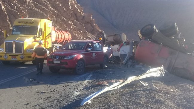 Un accidente fatal se produjo en cuesta cercana a El Salvador y Potrerillos