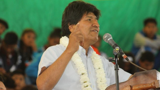 Evo Morales reitera: 