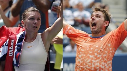   La caída de Halep y los triunfos de Wawrinka y Murray marcaron el arranque del US Open 