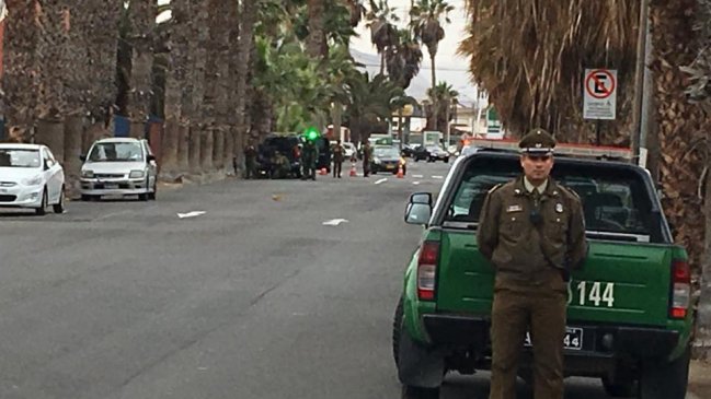 Presunto artefacto explosivo obligó a evacuar el edificio de Gendarmería en Arica