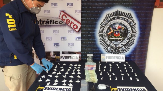 PDI desarticuló dos puntos de microtráfico en Santa Cruz