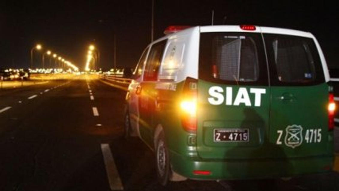 Volcamiento de bus en la Ruta 5 Sur