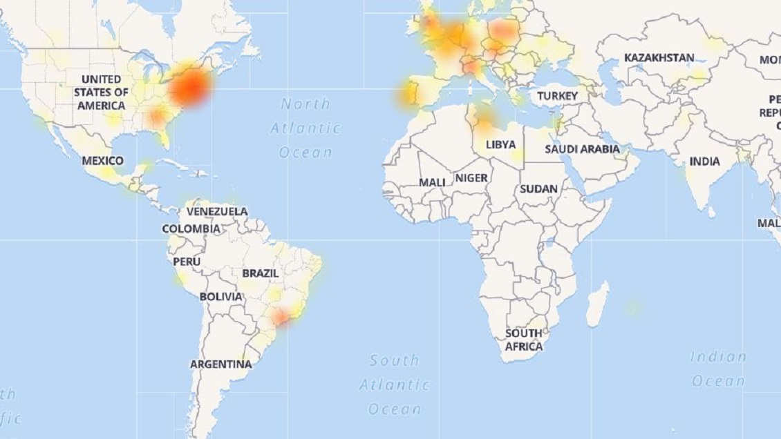 Usuarios reportan caída global de Facebook e Instagram
