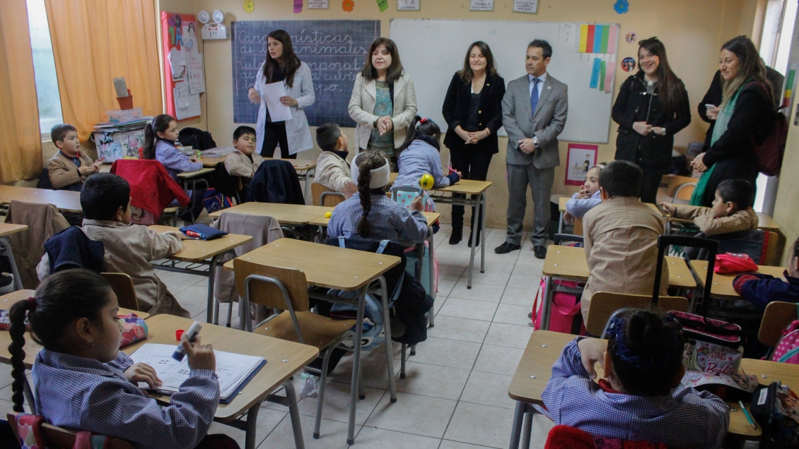 Autoridades cifraron en 90 por ciento asistencia del retorno a clases en Quintero