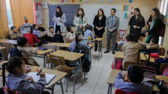 Autoridades cifraron en 90 por ciento asistencia del retorno a clases en Quintero