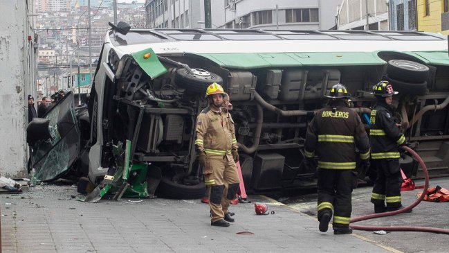 Herido quedó grave tras accidente de esta mañana en Valparaíso: 