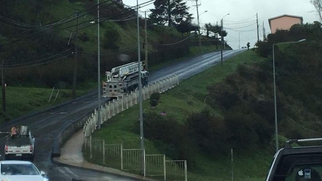Sistema frontal afecta a la zona norte de la Isla Grande de Chiloé