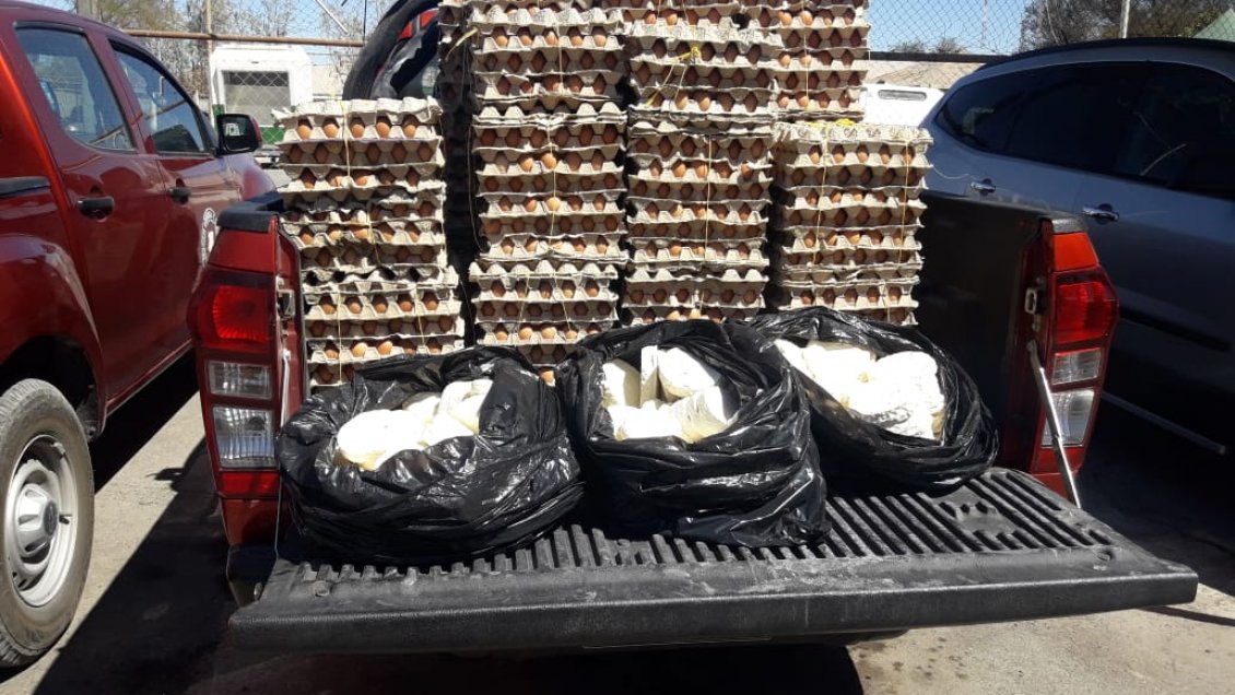 Más de 200 kilos de quesos frescos fueron decomisados en Pozo Almonte