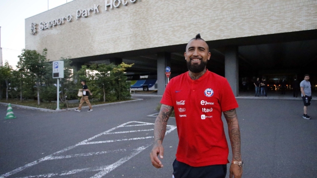 Arturo Vidal: Que los chilenos sepan que estamos bien
