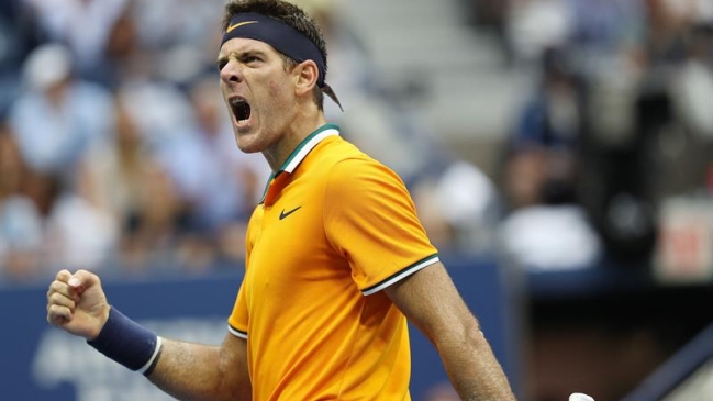 Juan Martín Del Potro pasó a la final del US Open tras retiro de un lesionado Rafael Nadal