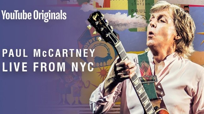 Paul McCartney transmitirá lanzamiento en vivo de su nuevo disco