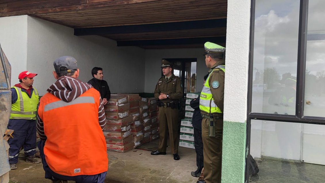 Carabineros decomisó casi cuatro toneladas de carne transportada sin refrigeración