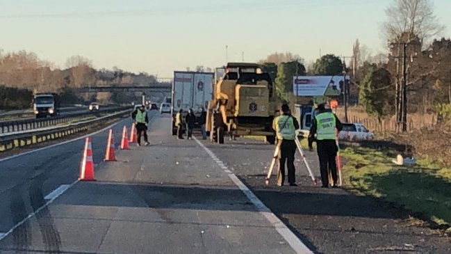 Frutillar: Conductor de camión colisionó camioneta dando muerte a una persona