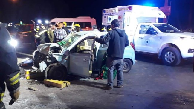 Accidente vehicular dejó cinco personas lesionadas en Copiapó