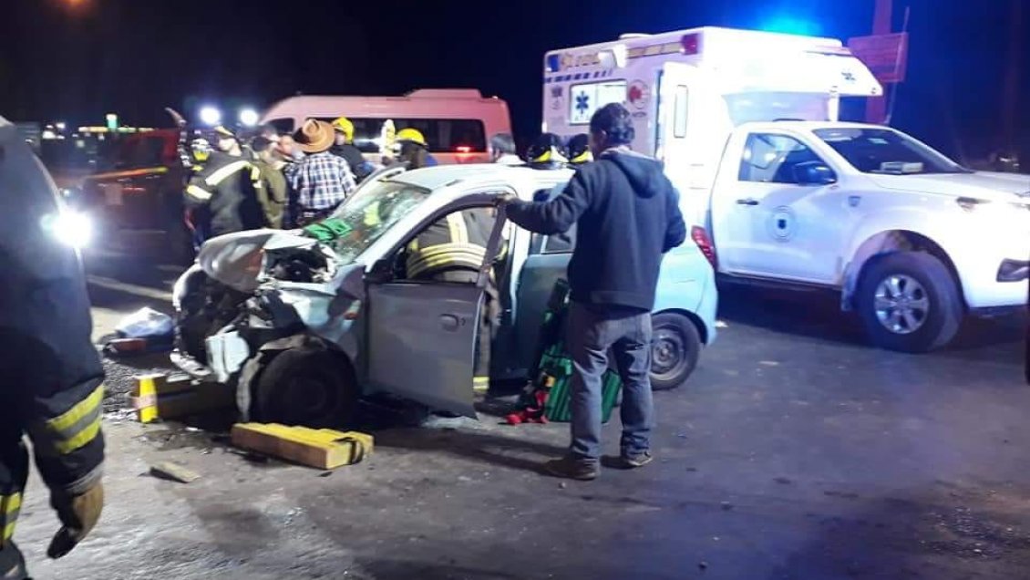 Accidente vehicular dejó cinco personas lesionadas en Copiapó