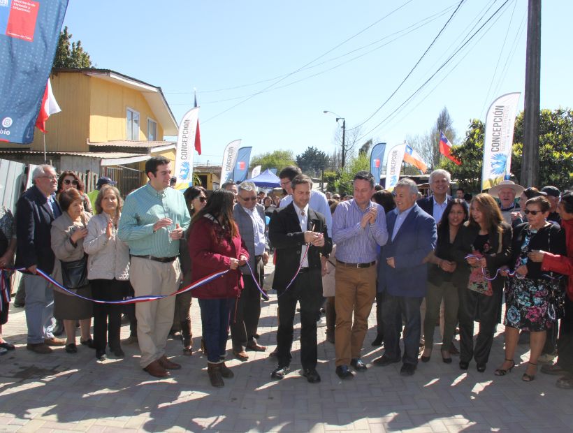 Concepción: Inauguran obras de mejoramiento en Pedro de Valdivia Bajo