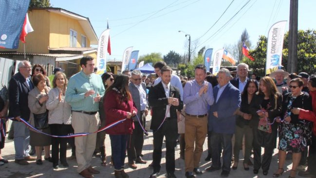 Concepción: Inauguran obras de mejoramiento en Pedro de Valdivia Bajo