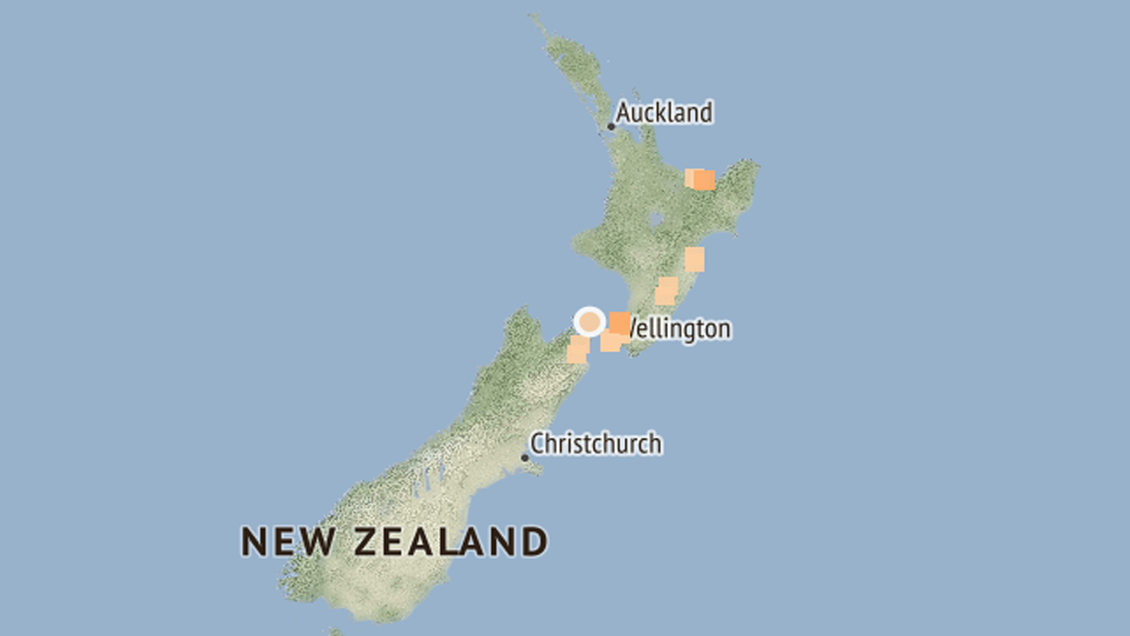 Terremoto sacudió el norte de Nueva Zelanda