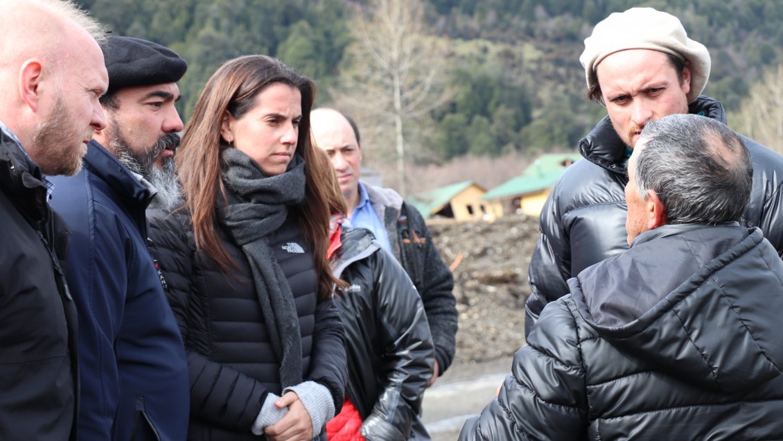 Chaitén: Gobierno y vecinos instalarán mesa de trabajo en Villa Santa Lucía