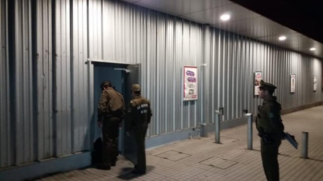Con el método del oxicorte intentaron robar un supermercado en Talca