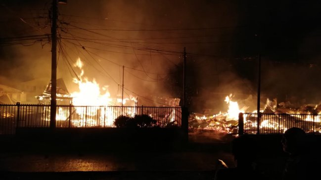Incendio en Chiloé dejó tres fallecidos
