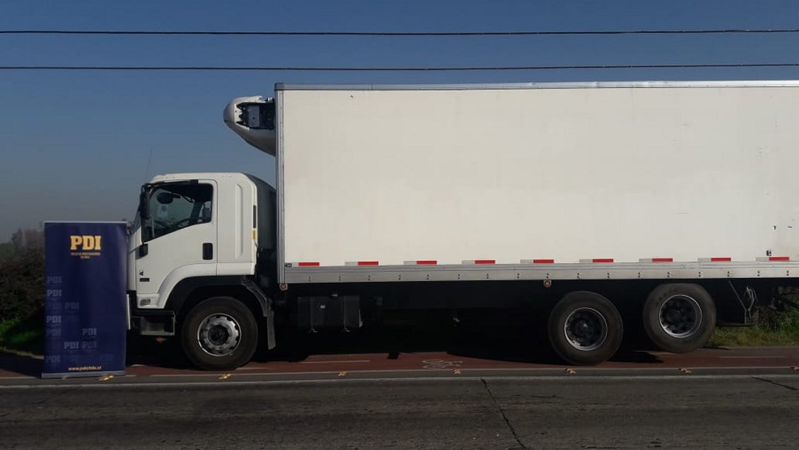 PDI detuvo a 13 sujetos por robo de camión con 11 mil kilos de carne