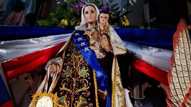 Roban corona de la Virgen del Carmen desde iglesia San Francisco de Iquique