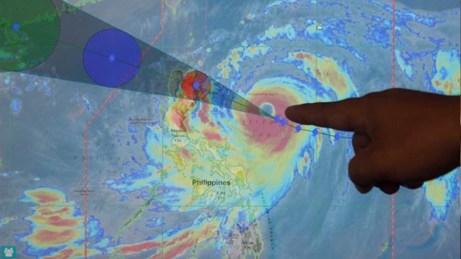 Elevan alerta en el norte de Filipinas por potente tifón Mangkhut, de categoría máxima