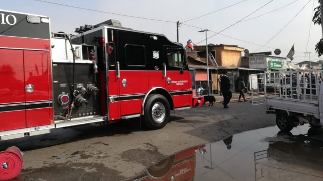 Niño de cuatro años murió en incendio registrado en Renca