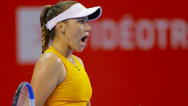 Sofia Kenin eliminó a Mónica Puig y avanzó en el WTA de Quebec