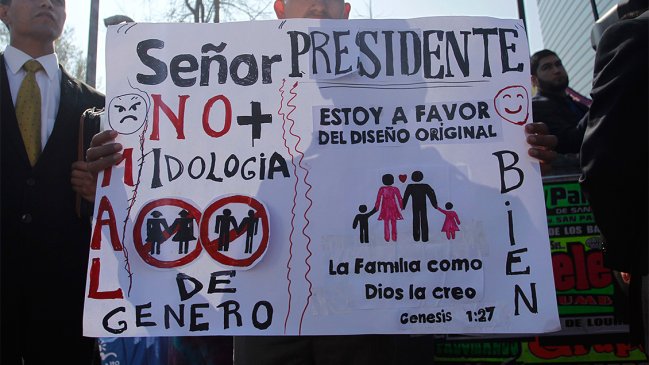 Pastor y protesta contra Presidente Piñera: 