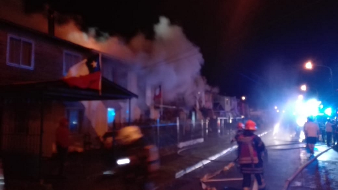 Incendio en Puerto Montt dejó al menos 19 personas damnificadas