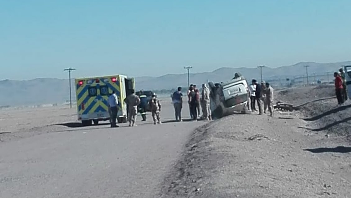 Ruta A-16 fue interrumpida por volcamiento de casa rodante