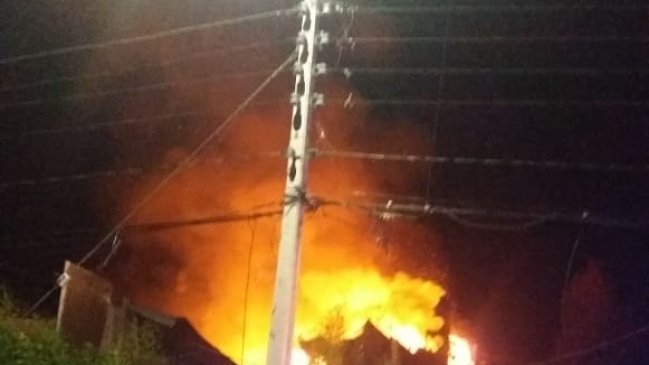 Incendio dejó a una mujer fallecida en Quilpué