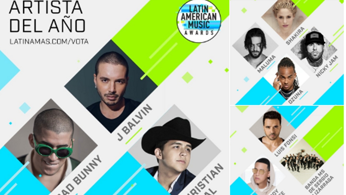 Ozuna y J Balvin lideran las nominaciones de los Latin American Music Awards