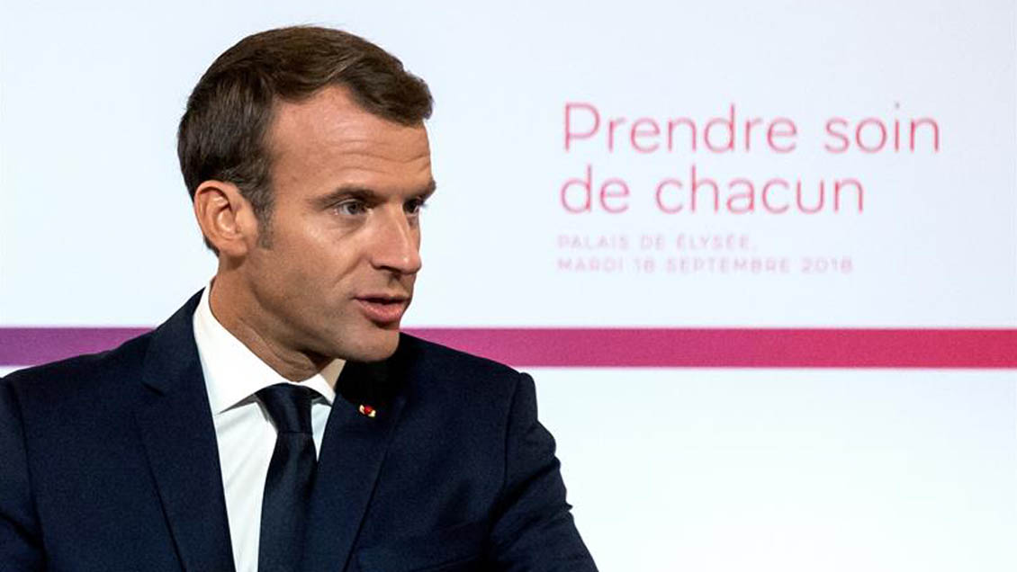 Francia: Macron presentó una reforma sanitaria para los próximos 50 años
