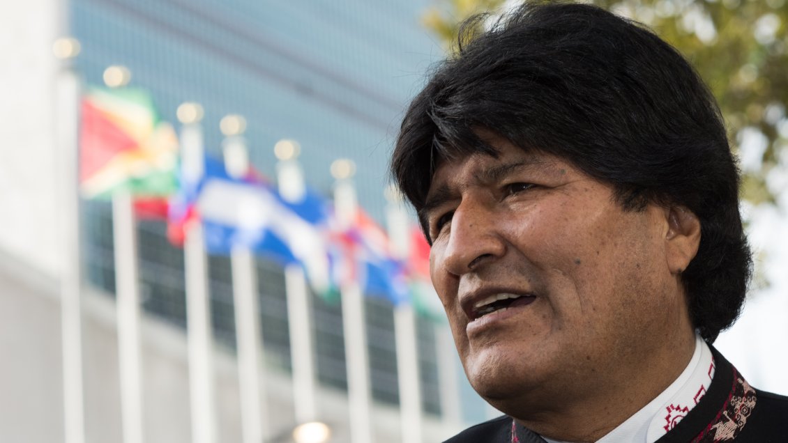Evo Morales abogó por una nueva historia de 