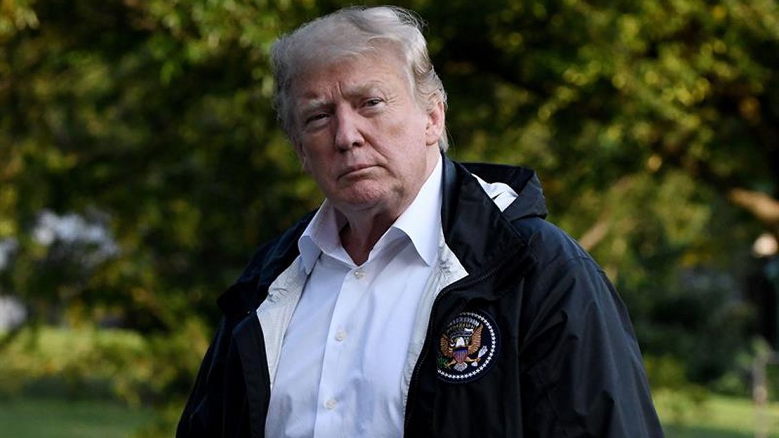 Trump visitó las zonas afectadas por el huracán Florence y prometió 