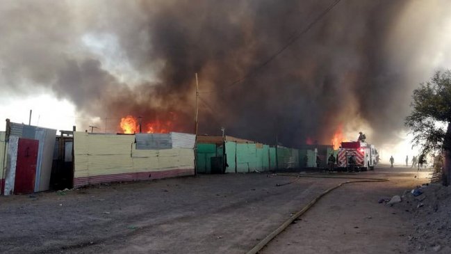 Damnificados vuelven a la toma Frei Bonn en Calama: 