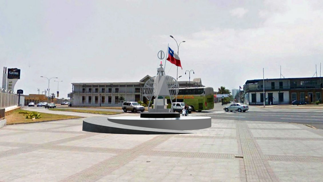 Instalarán boya histórica en Parque Balmaceda de Iquique