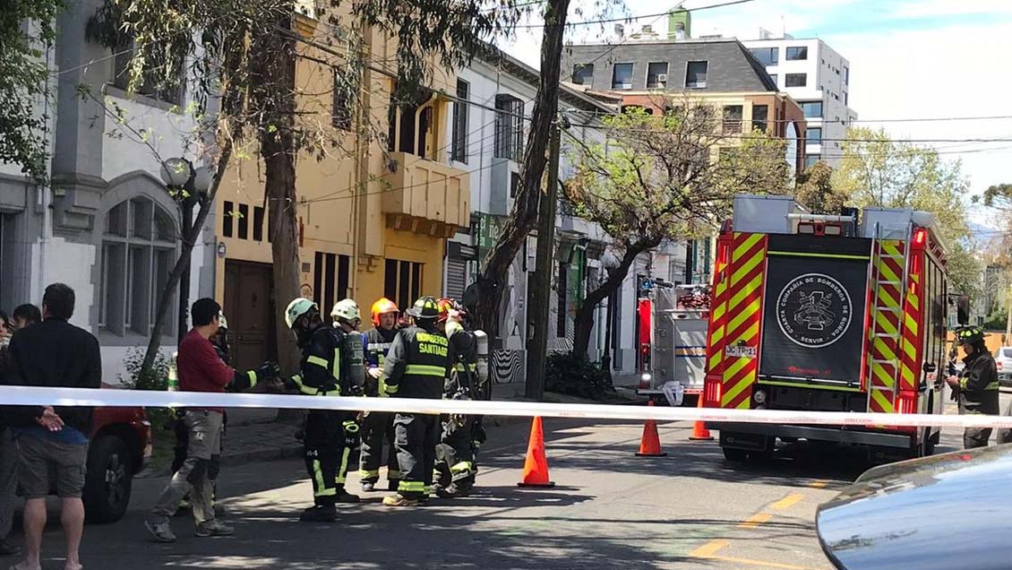 Presunta intoxicación con cianuro en hotel de Providencia moviliza a Bomberos