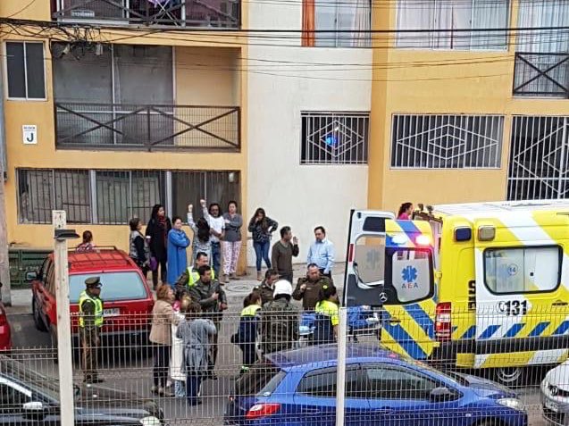 Niño de tres años cayó desde un cuarto piso de edificio en Iquique