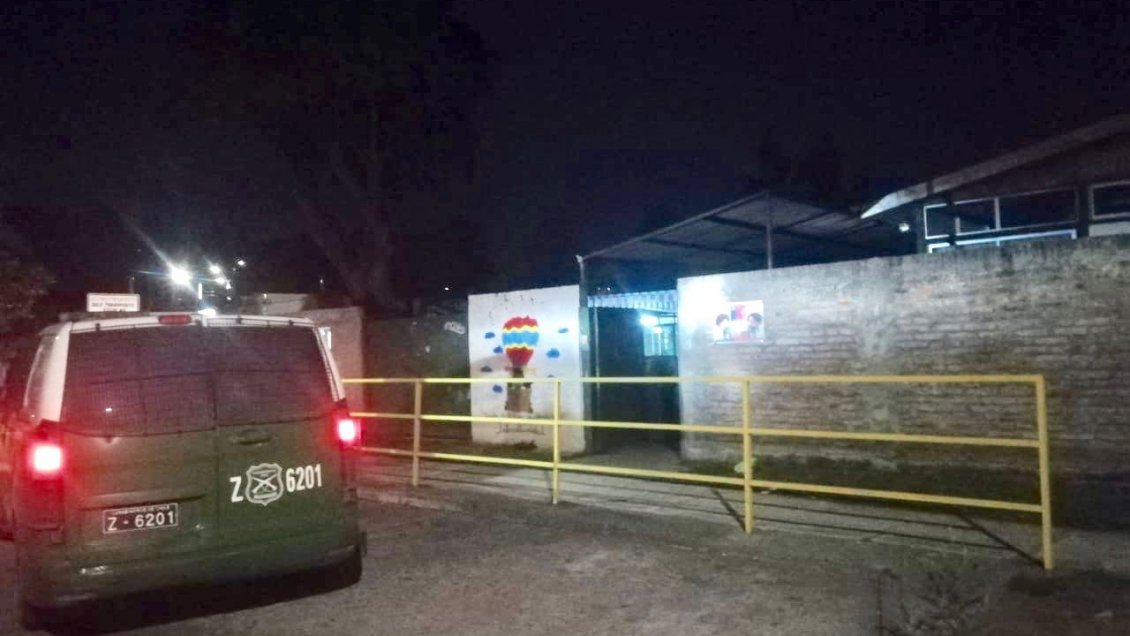 Guardia frustró el quinto robo a jardín infantil de Curicó en menos de dos meses