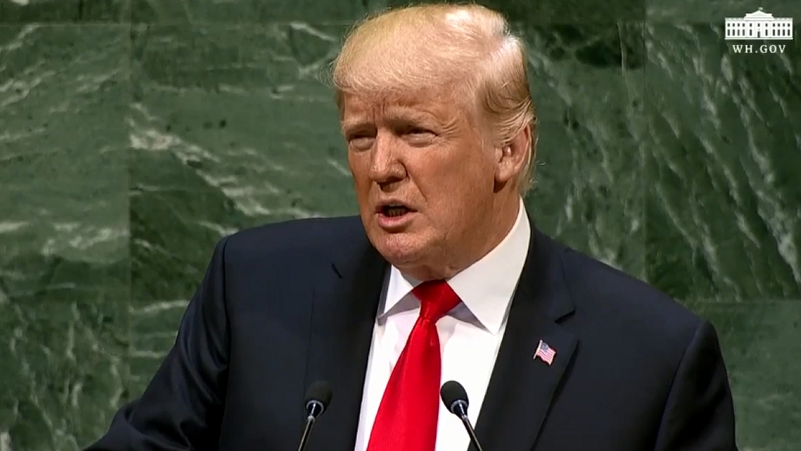 Trump anunció en la ONU que sancionó a la esposa de Maduro