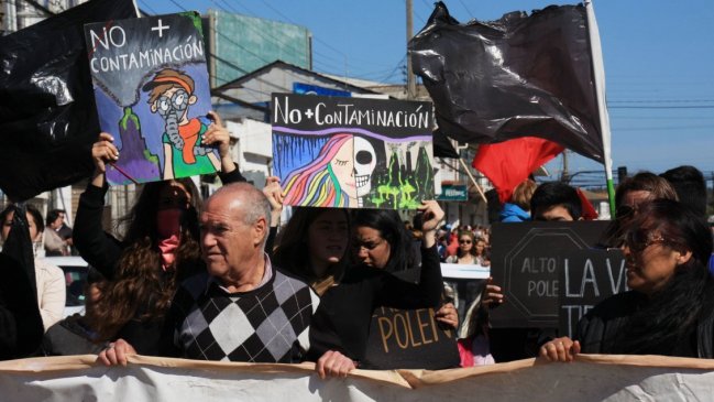 Comunidad de Quintero realizó una protesta por nuevos casos de intoxicación