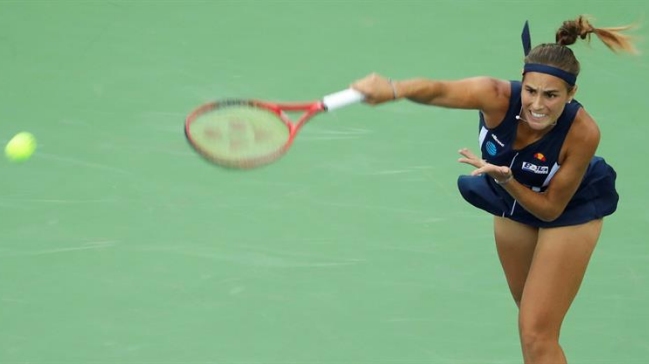 Mónica Puig se dejó sorprender por la china Qiang Wang en Wuhan