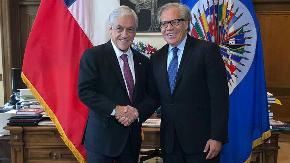 Presidente Piñera sostuvo reunión con el secretario general de la OEA