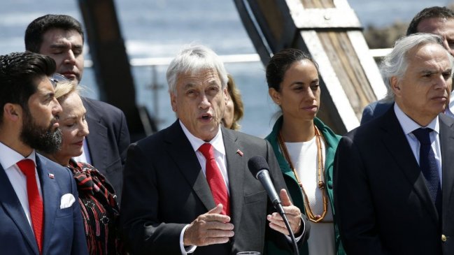 Sebastián Piñera visita Antofagasta tras fallo de La Haya